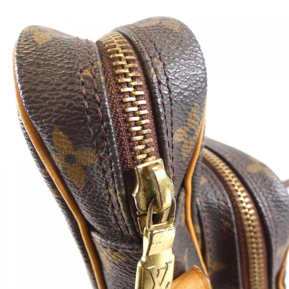 LOUIS VUITTON Monogram Canvas Shoulder Bag M45236 Brown LV Purse - Picture 4 of 8